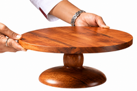Solid Sheesham Wood Cake Stand for Kitchen