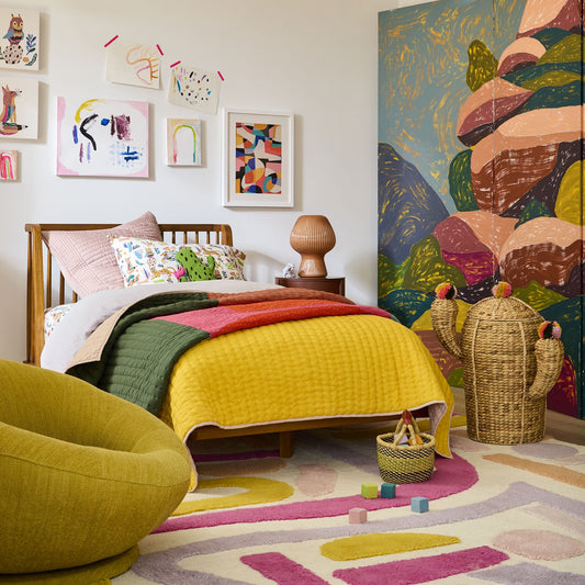 Wooden Single Bed for Kids Bedroom