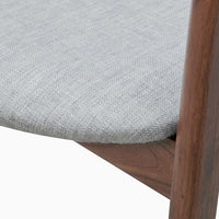 Wooden Dining Arm Chair with Cushioned Seat