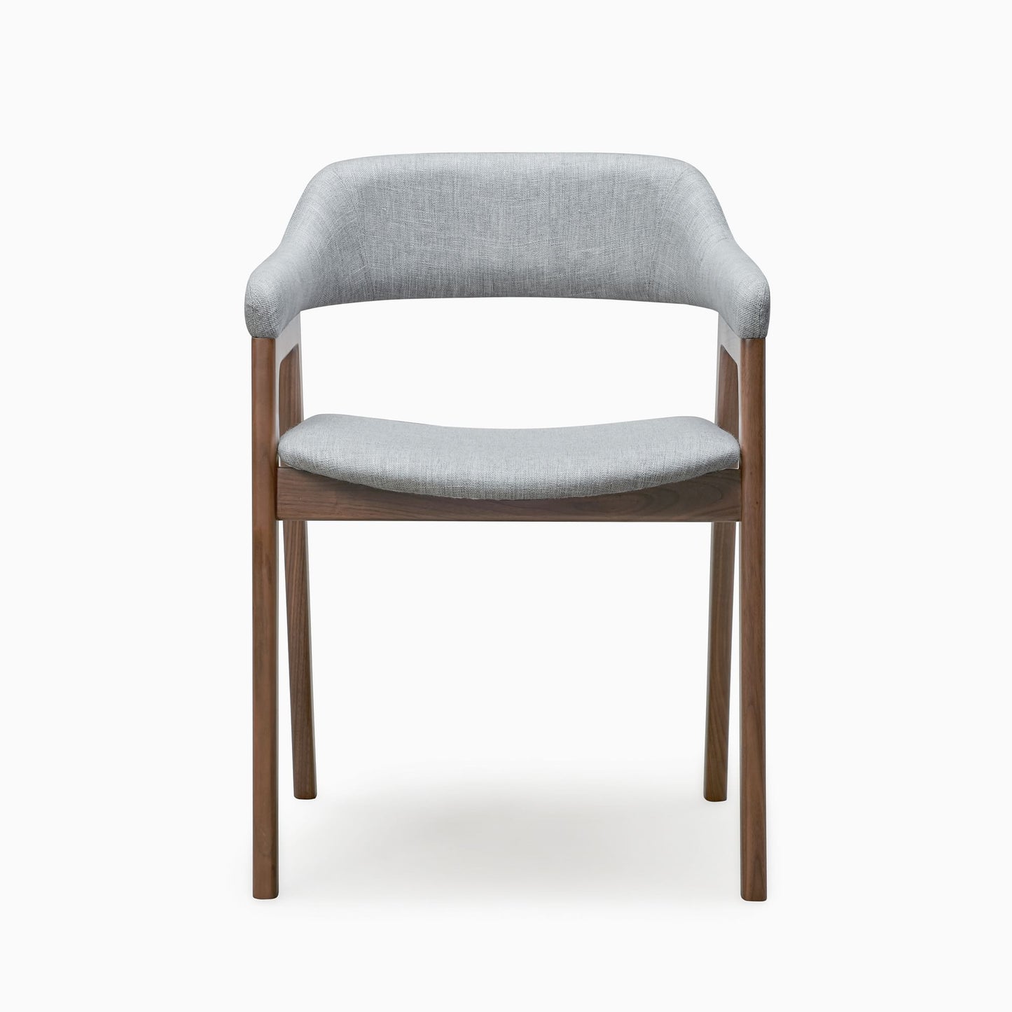 Wooden Dining Arm Chair with Cushioned Seat