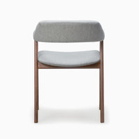 Wooden Dining Arm Chair with Cushioned Seat