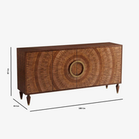 Wooden Sideboard Cabinet with Storage for Living Room