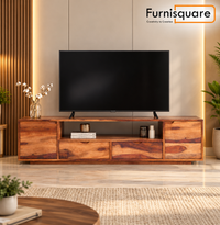 Solid Sheesham Wood TV Entertainment Unit
