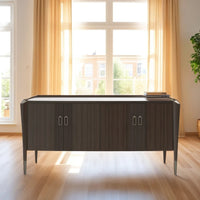Wooden Sideboard Cabinet with Storage for Living Room