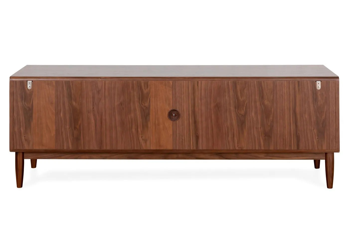 Solid Wood TV Cabinet with Storage for Living Room