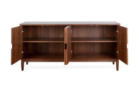Solid Wood Sideboard Cabinet with Drawer Storage for Living Room