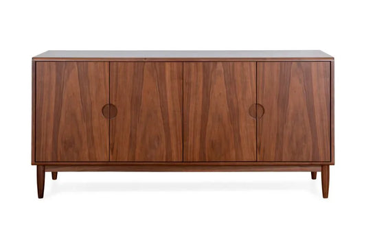 Solid Wood Sideboard Cabinet with Drawer Storage for Living Room