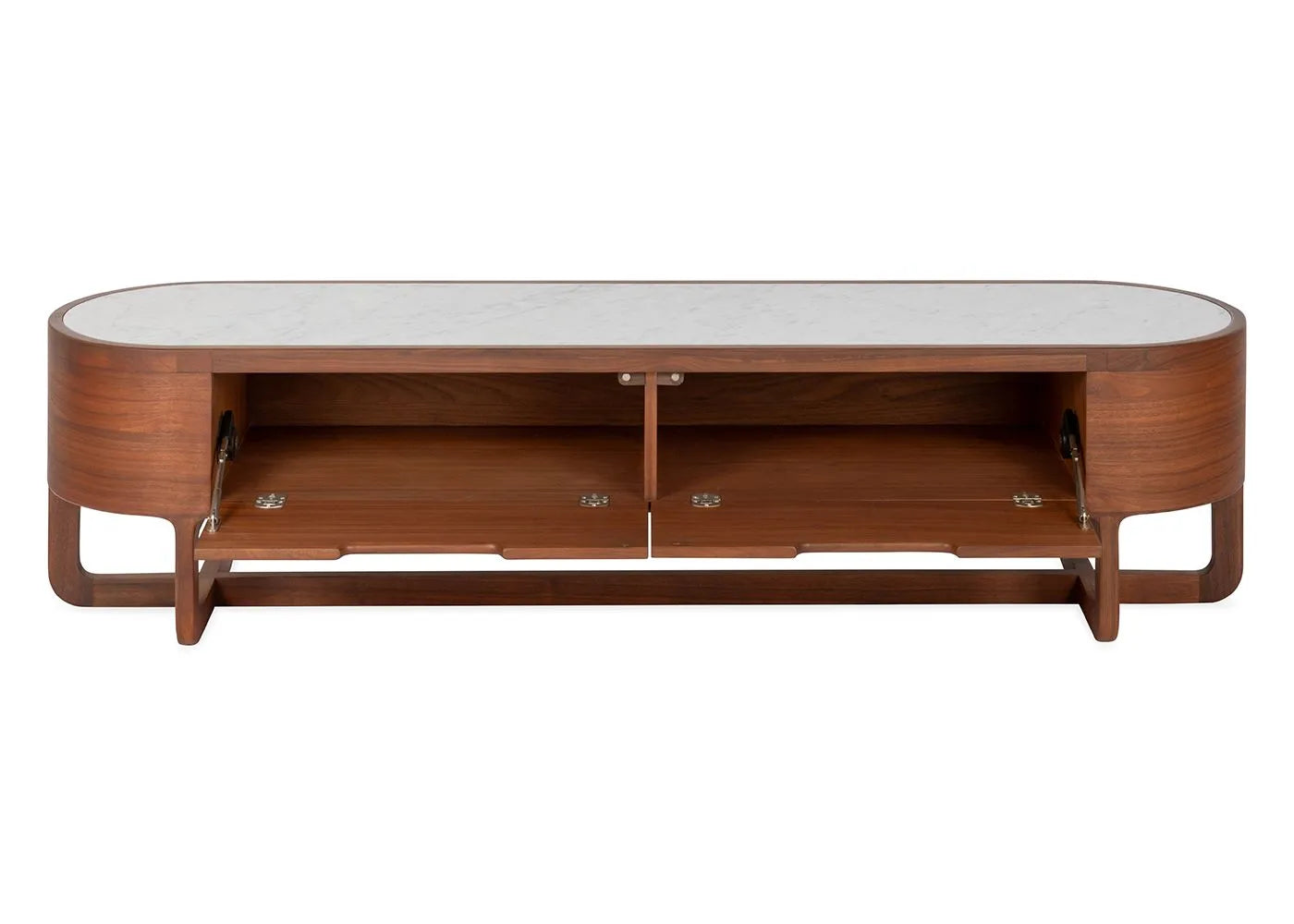 Wooden TV Unit for Living Storage in Natural Oak Finish