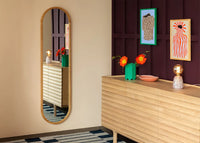 Solid Wood Sideboard Cabinet with Storage for Living Room