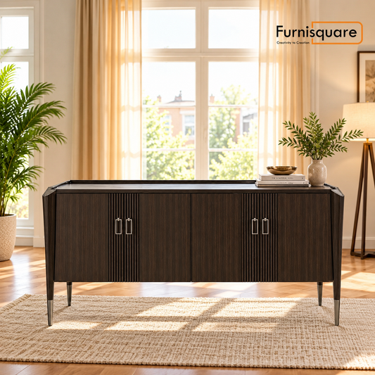 Wooden Sideboard Cabinet with Storage for Living Room