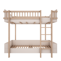 Wooden Bunk Bed for a Modern Kids' Room