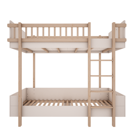 Wooden Bunk Bed for a Modern Kids' Room