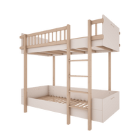 Wooden Bunk Bed for a Modern Kids' Room