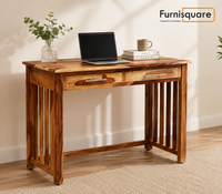 Wooden Study Table with Drawer Storage for Study Room