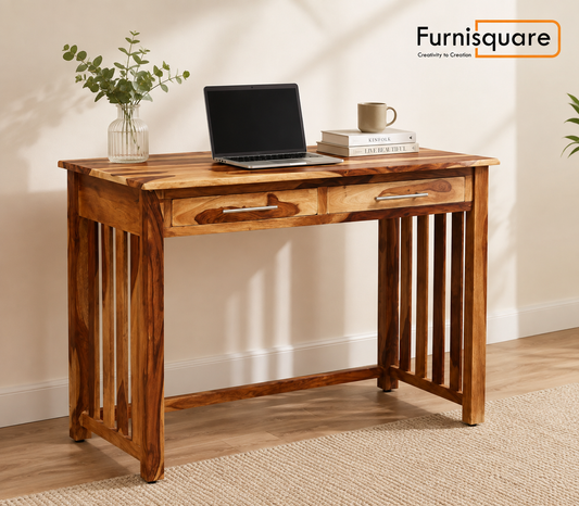 Wooden Study Table with Drawer Storage for Study Room