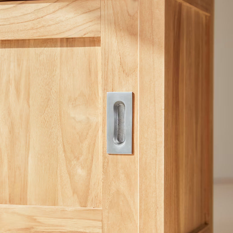 Wooden Bookshelf for Living Storage in Honey Finish