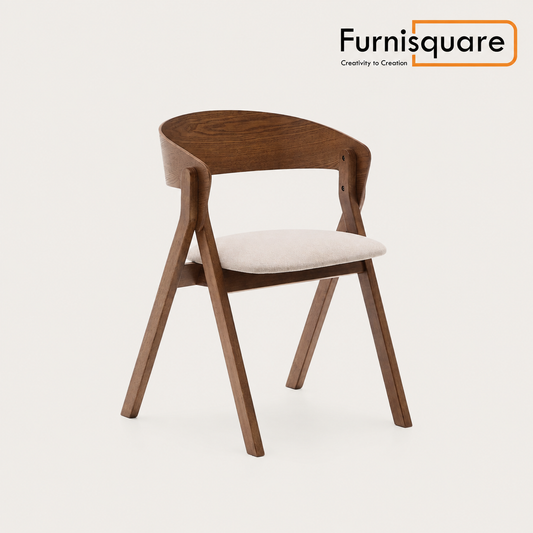 Wooden Dining Chair with Upholstery Seat