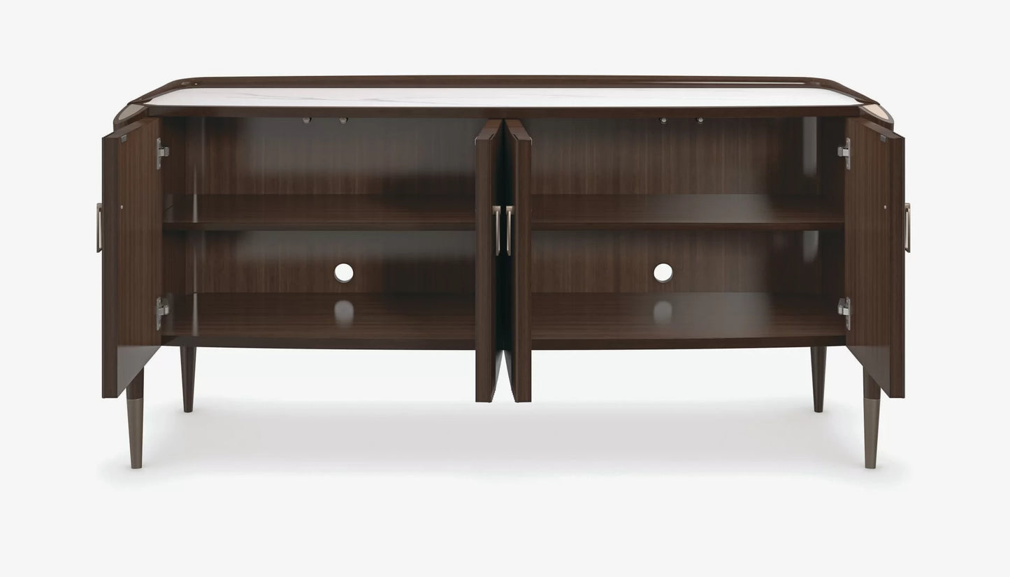 Wooden Sideboard Cabinet with Storage for Living Room