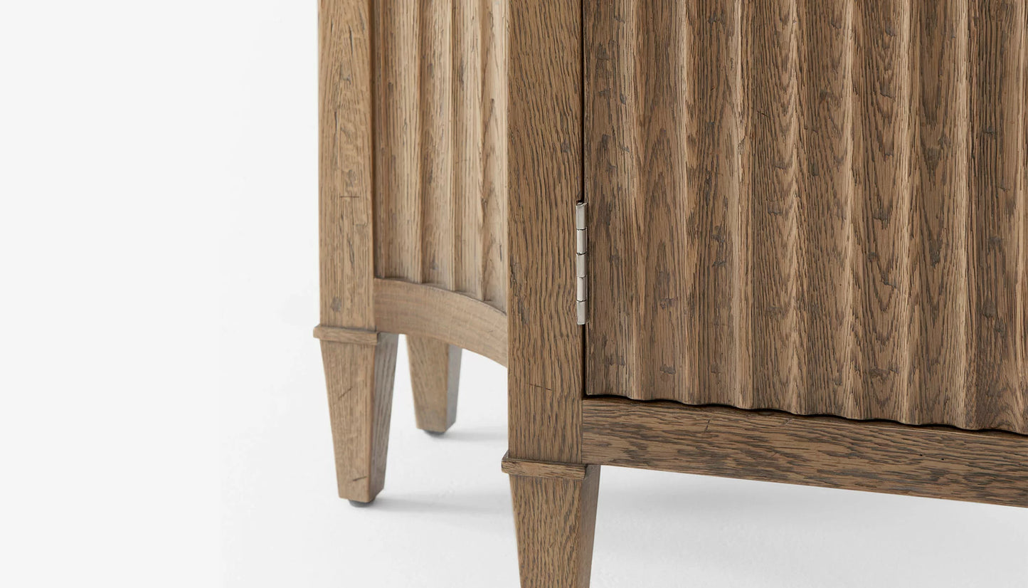 Solid Wood Sideboard Cabinet with Storage for Living Room
