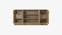 Wooden Sideboard Cabinet with Storage for Living Room