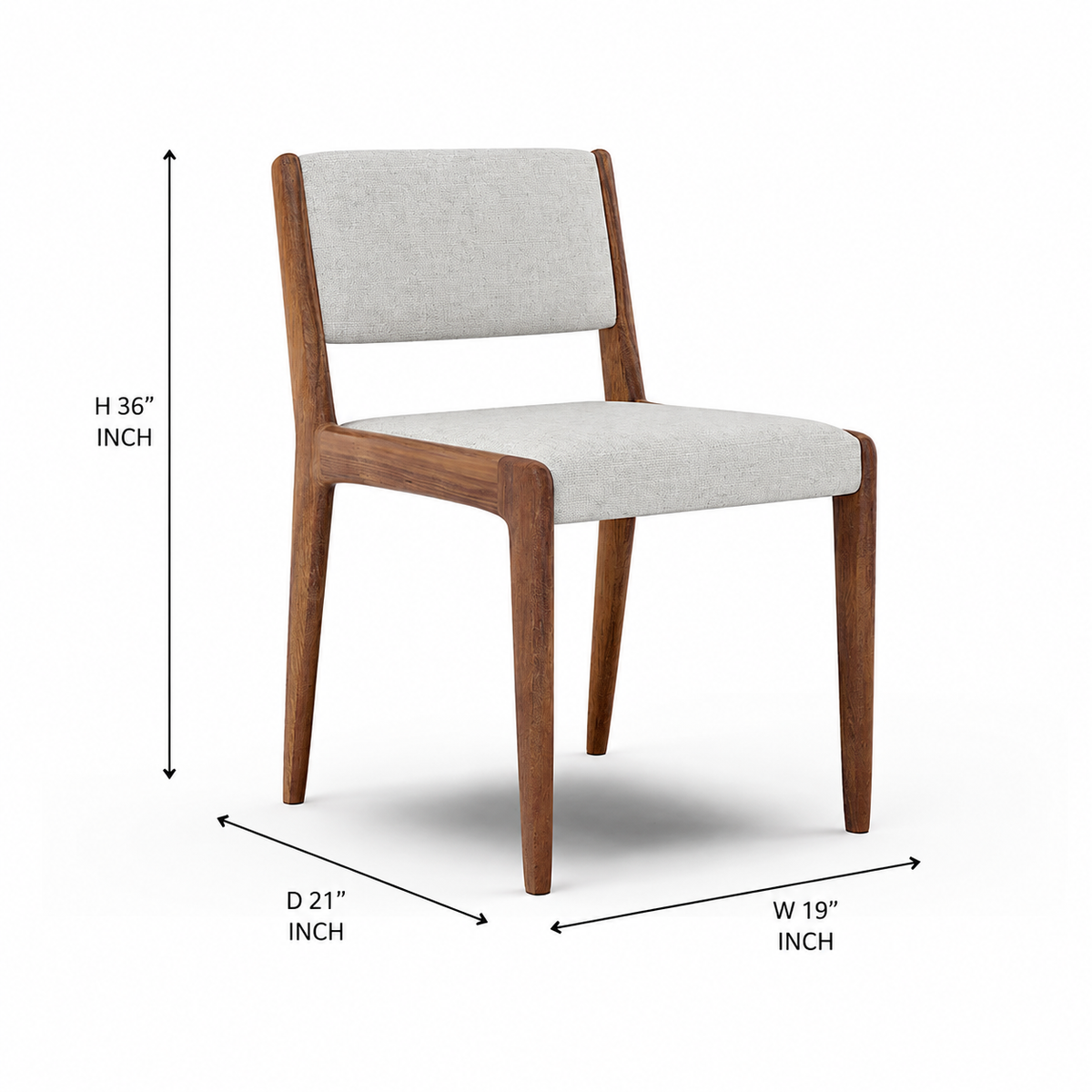 Solid Wood Dining Table 4-Seater Set for Dining Room