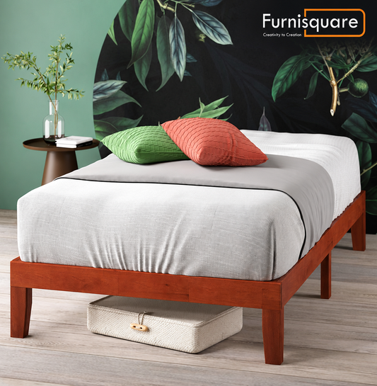 Wooden Diwan Single Bed with Low-Profile Frame