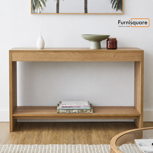 Wooden Console Table for Living Room