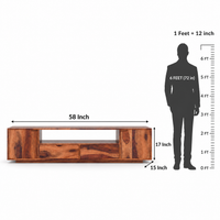 Solid Sheesham Wood TV Entertainment Unit