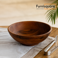 Wooden Handcrafted Serving Salad Bowl
