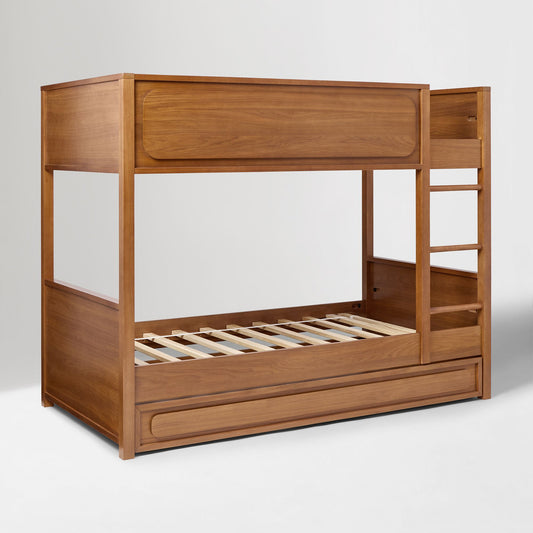 Solid Wood Bunk Bed in Natural Finish