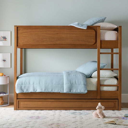 Solid Wood Bunk Bed in Natural Finish