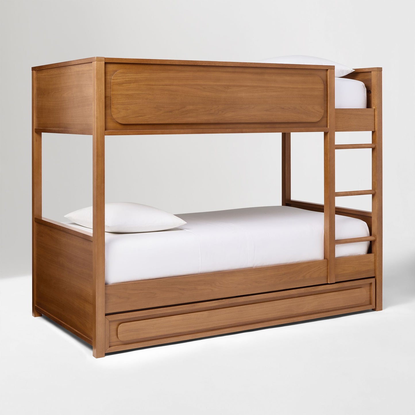 Solid Wood Bunk Bed in Natural Finish