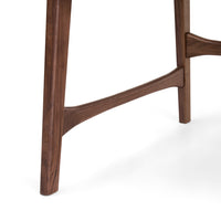 Solid Wood Study Table with Drawers Study Room in Walnut Finish