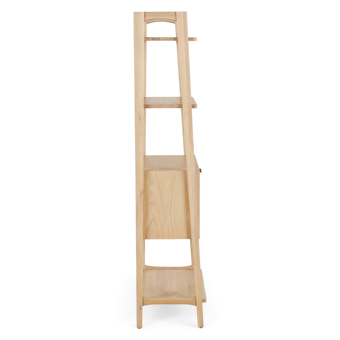 Wooden Ladder Bookshelf for Living Room
