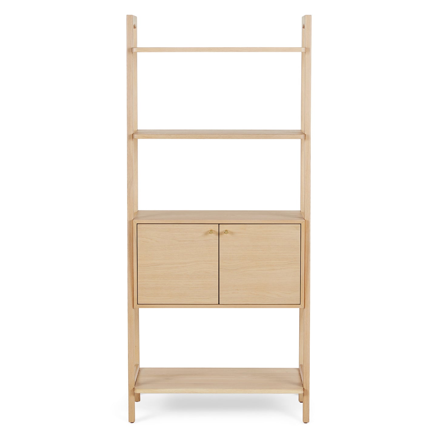 Wooden Ladder Bookshelf for Living Room