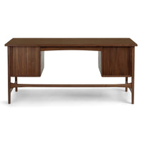 Wooden Writing Desk with Multiple Drawers