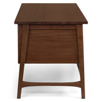 Wooden Writing Desk with Multiple Drawers