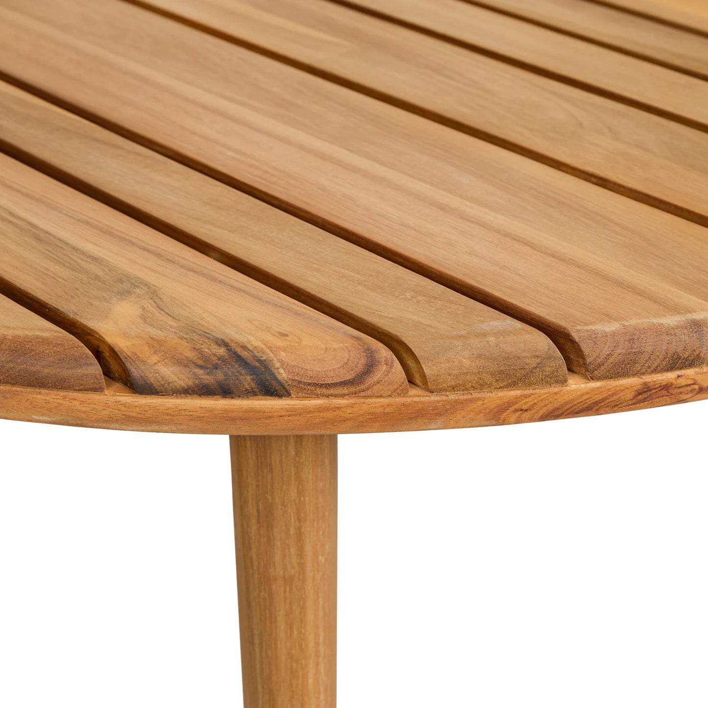 Wooden Round Coffee Table for Living Room