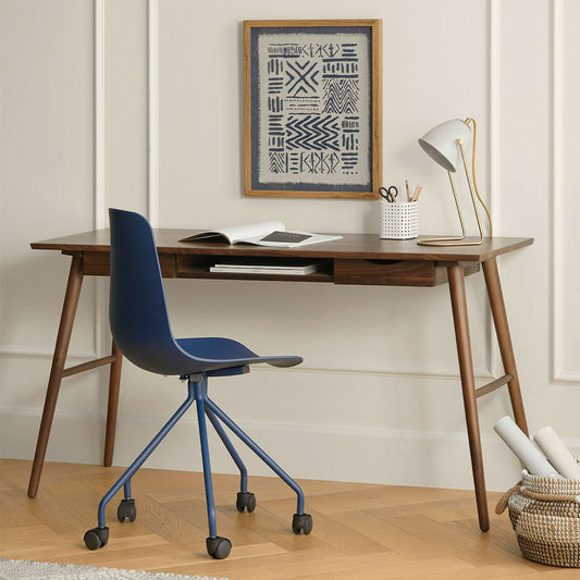 Solid Wood Study Desk with Drawers Study Room