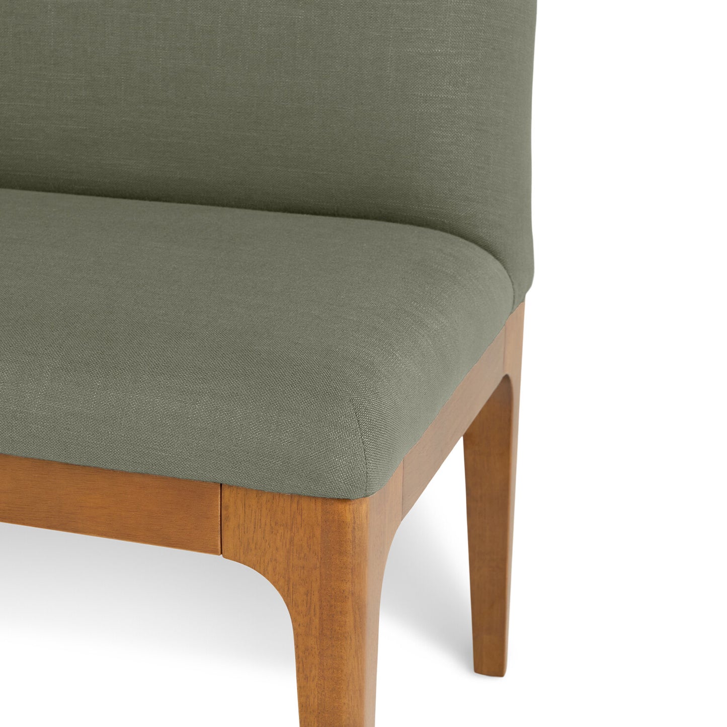Solid Wood L-Shaped Upholstered Corner Bench