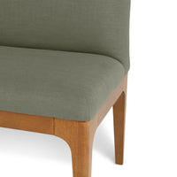 Solid Wood L-Shaped Upholstered Corner Bench