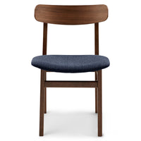 Solid Wood Chair for Dining & Study Space with Cushioned Seat