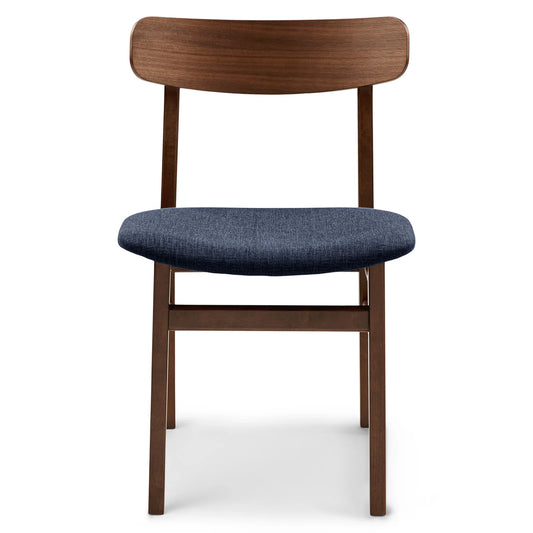 Solid Wood Chair for Dining & Study Space with Cushioned Seat