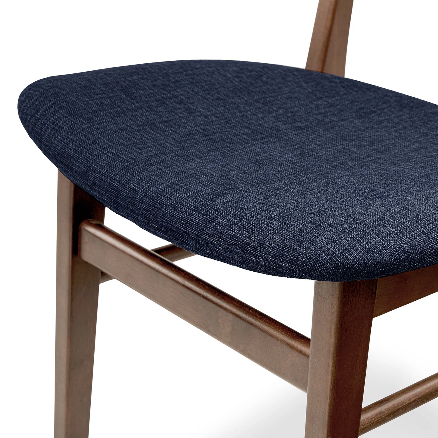 Solid Wood Chair for Dining & Study Space with Cushioned Seat
