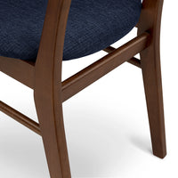 Solid Wood Chair for Dining & Study Space with Cushioned Seat