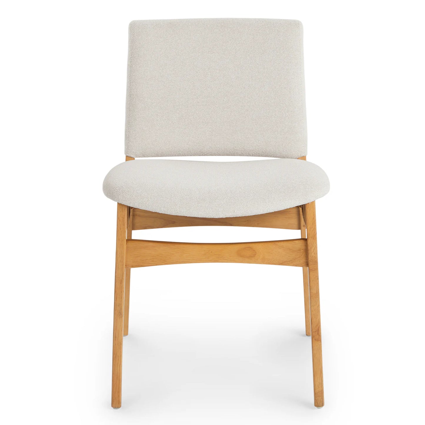 Solid Wood Dining Chair with Cushioned Seat