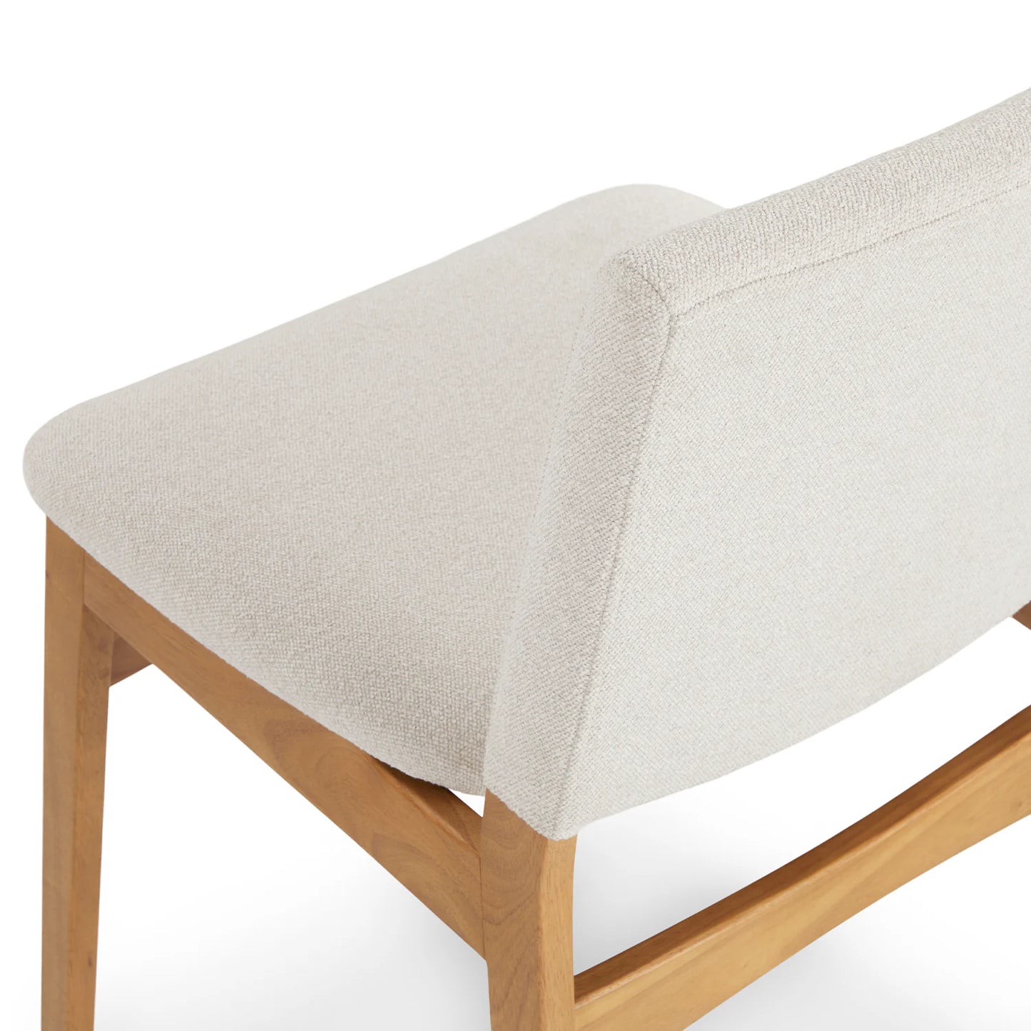 Solid Wood Dining Chair with Cushioned Seat