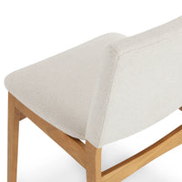 Solid Wood Dining Chair with Cushioned Seat
