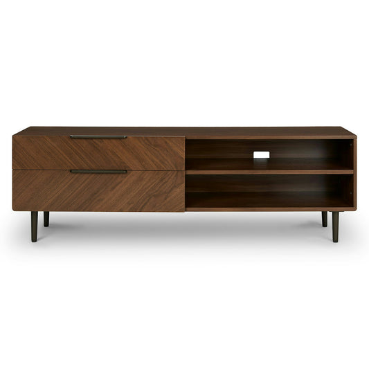Wooden TV Cabinet with Drawer for Media Unit