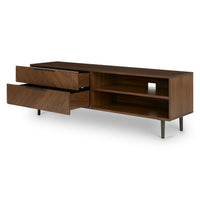 Wooden TV Cabinet with Drawer for Media Unit